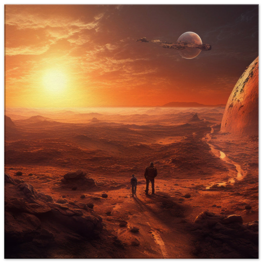 Canvas - Sunset on Mars I