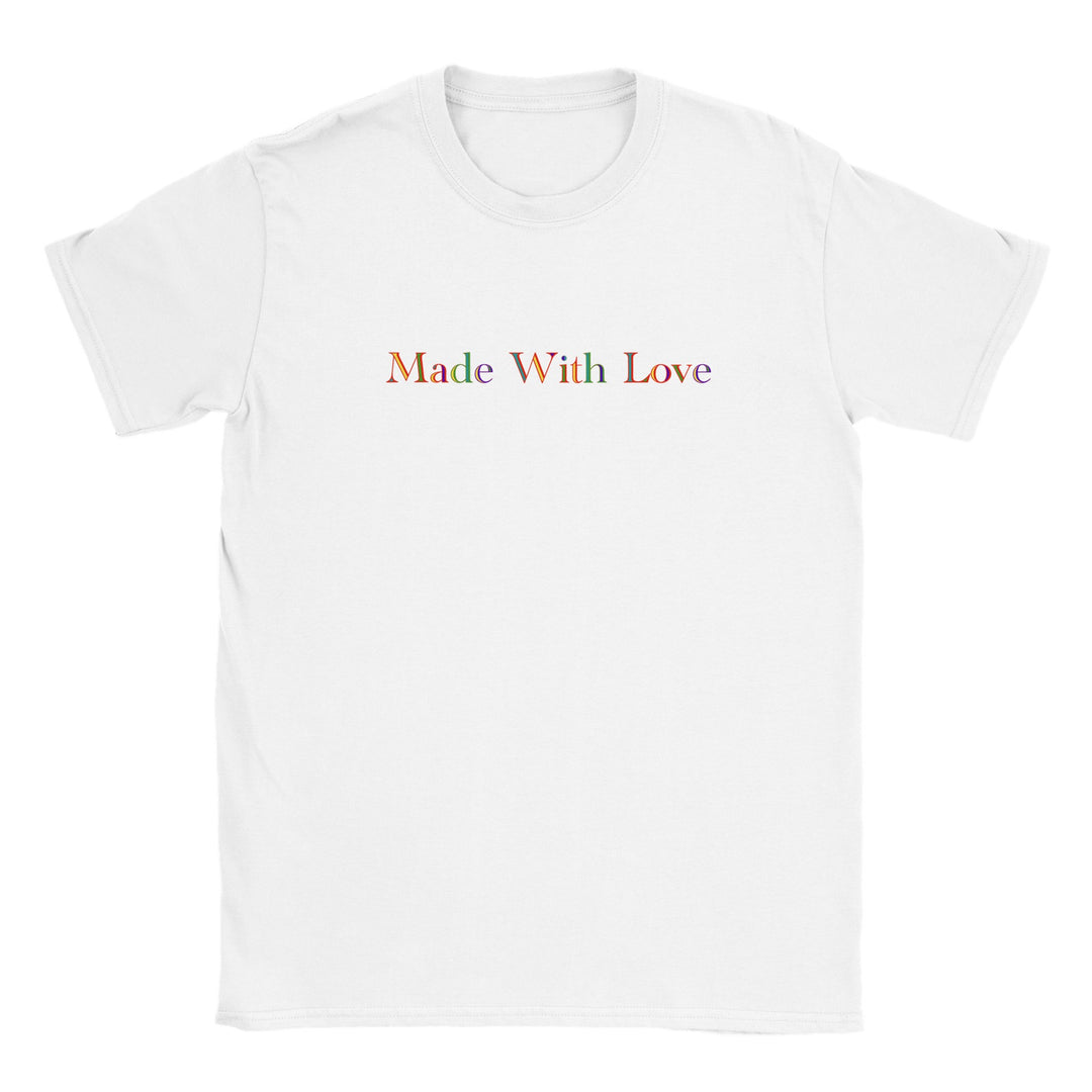 Classic Kids Crewneck T-shirt Unisex "Made With Love"