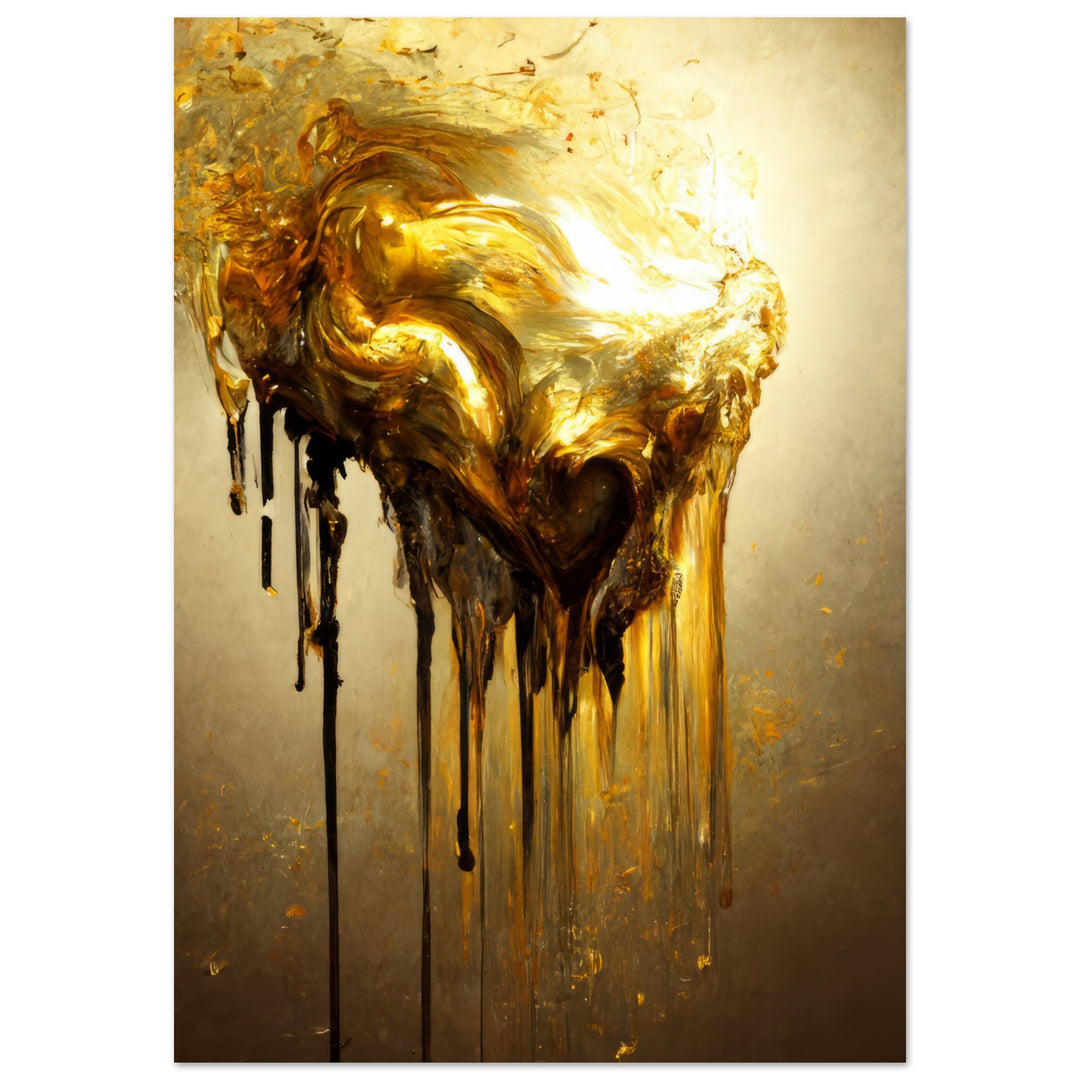 Foam Portrait - Heart of Gold Melted II