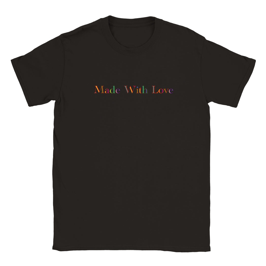 Classic Kids Crewneck T-shirt Unisex "Made With Love"
