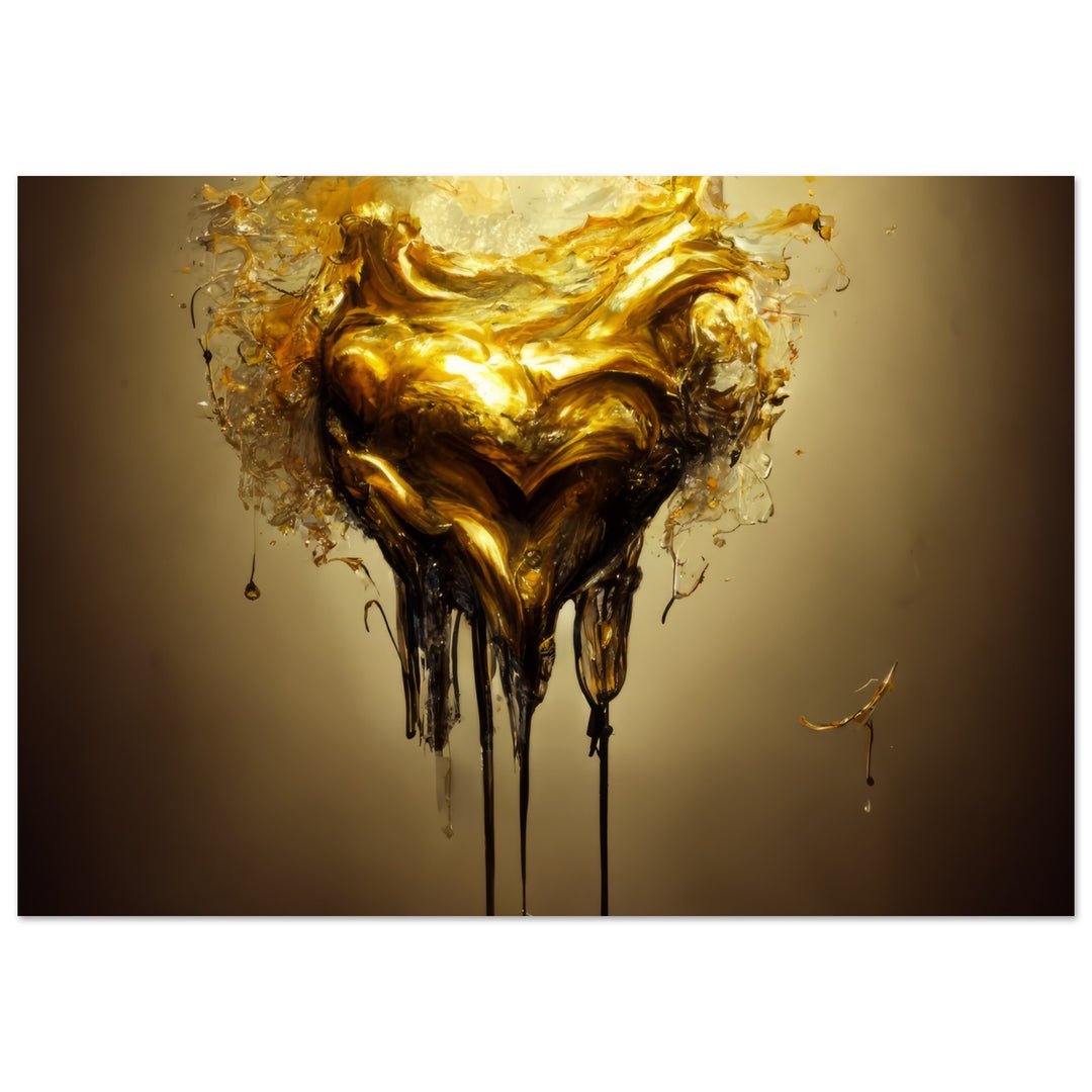 Foam Landscape - Heart of Gold Melted