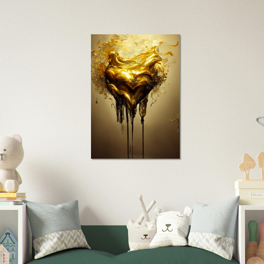 Foam Portrait - Heart of Gold Melted