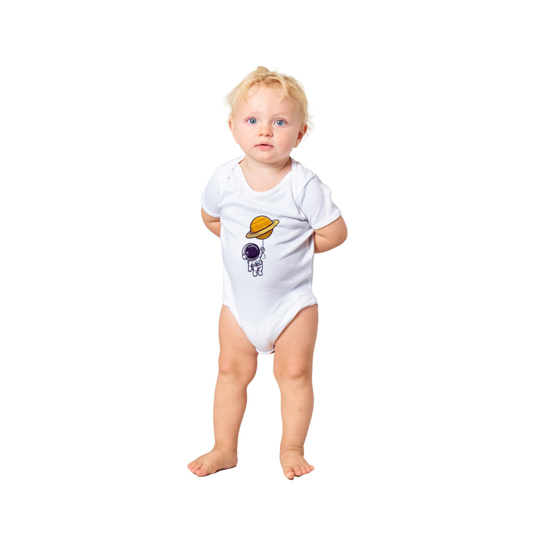 Classic Baby Short Sleeve Bodysuit Unisex - Galactic Voyager