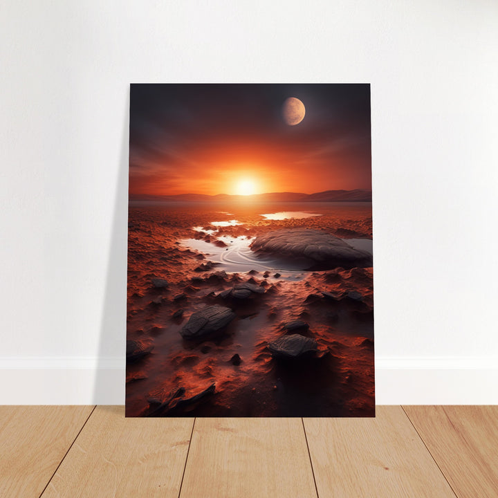 Premium Semi-Glossy Paper Poster - Sunset on Mars II