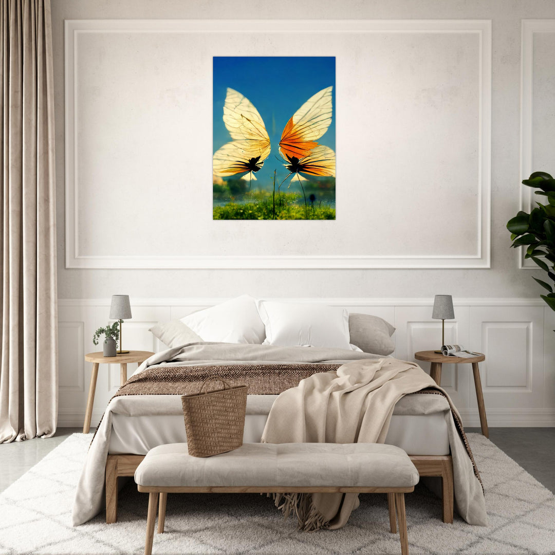 Premium Semi-Glossy Paper Poster - Dreaming Butterflies II