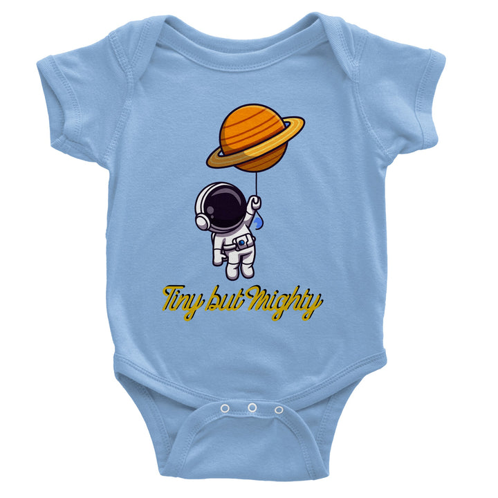 Classic Baby Short Sleeve Bodysuit - Little Astronaut Unisex "Tiny but Mighty"