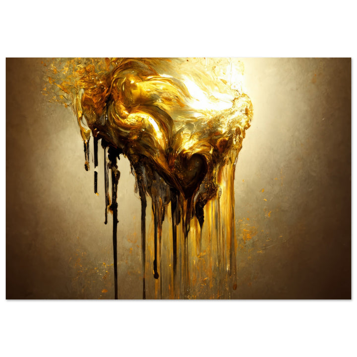 Foam Landscape - Heart of Gold Melted II