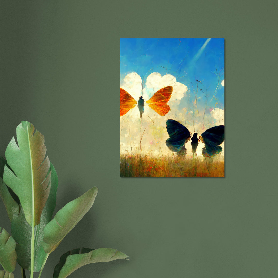Classic Semi-Glossy Paper Poster - Dreaming Butterflies