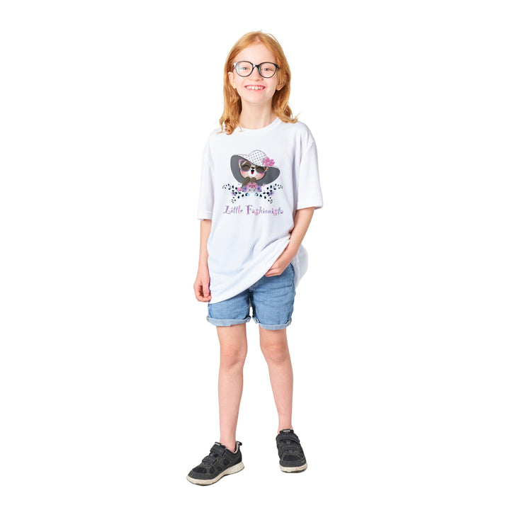 Performance Kids Crewneck T-shirt - Girl "Little Fashionista"