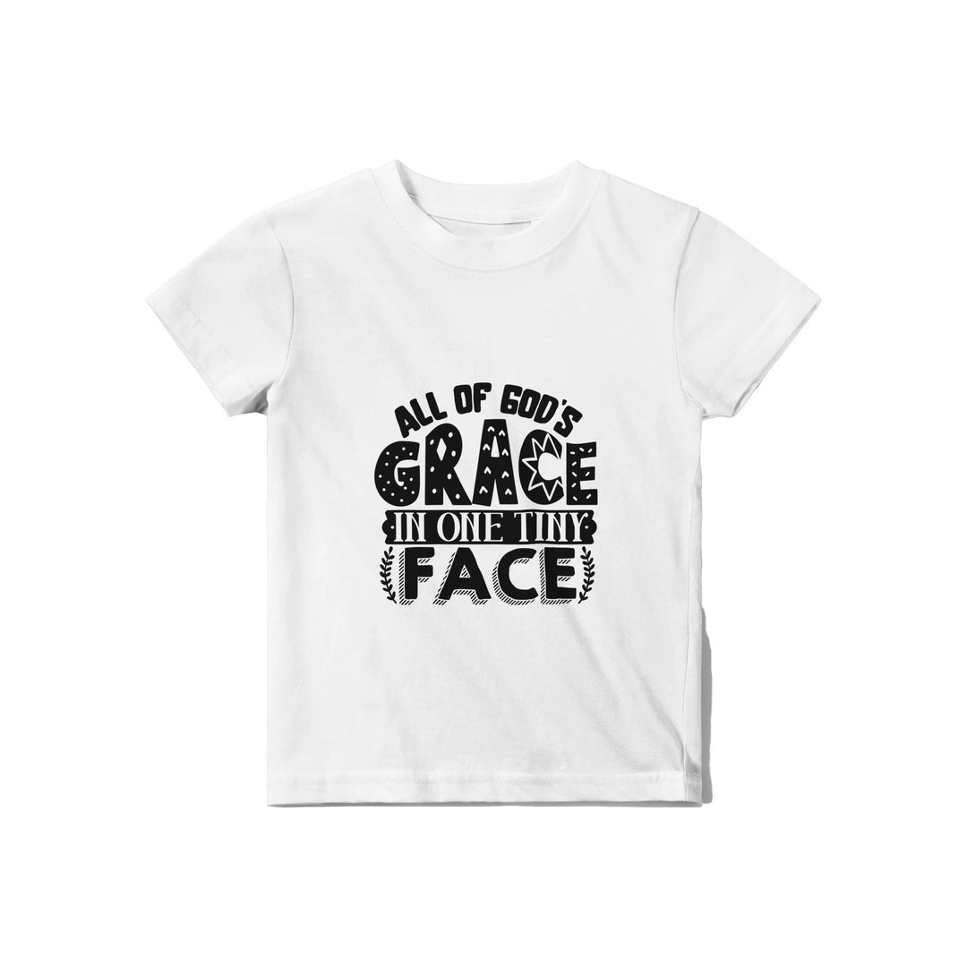 Classic Baby Crewneck T-shirt - All of god's grace in one tiny face