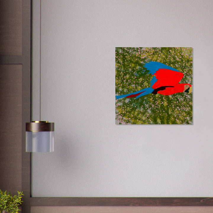 Classic Semi-Glossy Paper Poster - Parrot Colourful