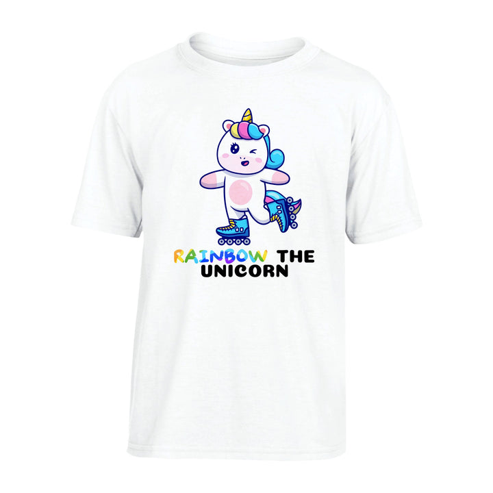 Performance Kids Crewneck T-shirt - Rainbow the unicorn