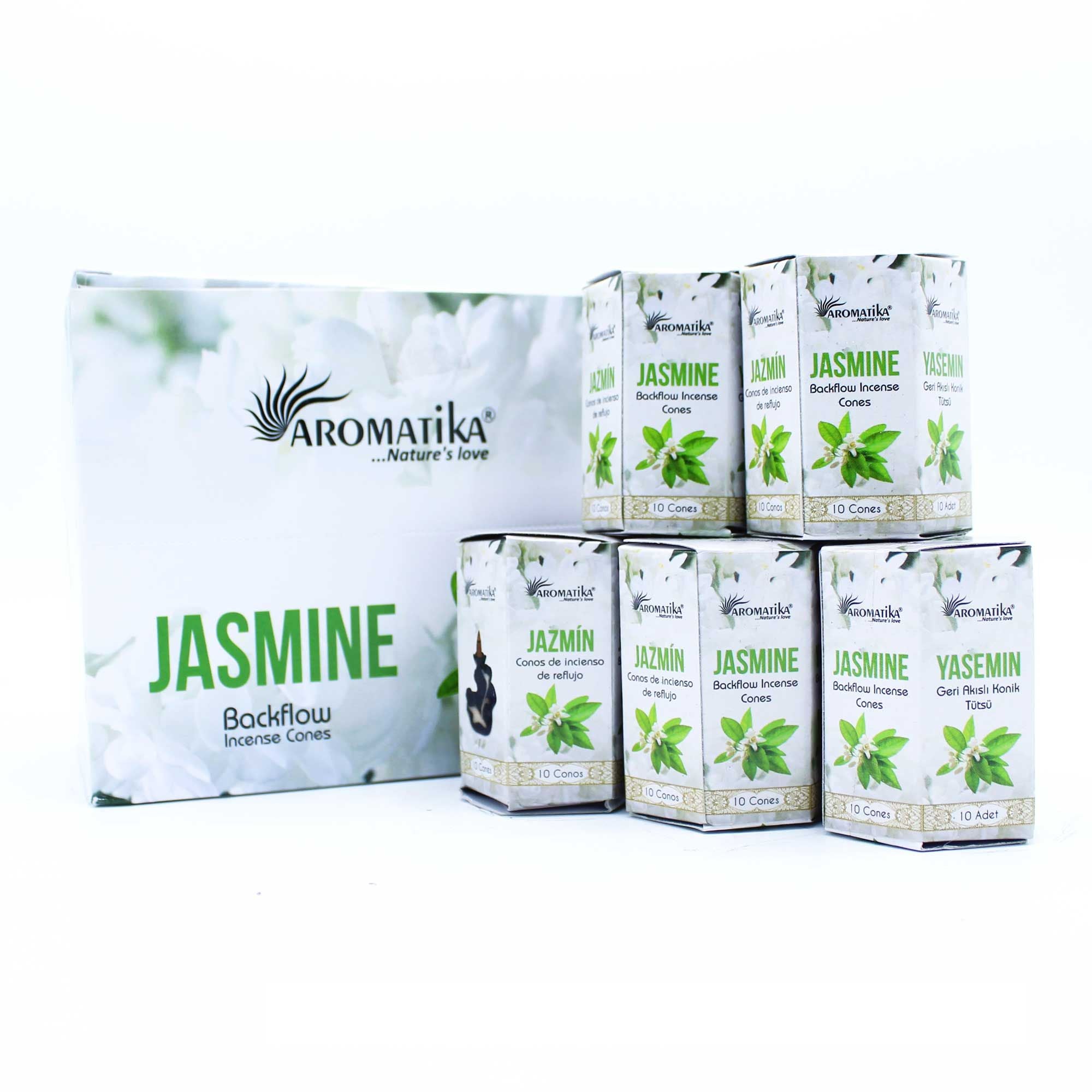 Pack of 10 Masala Backflow Incense - Jasmine