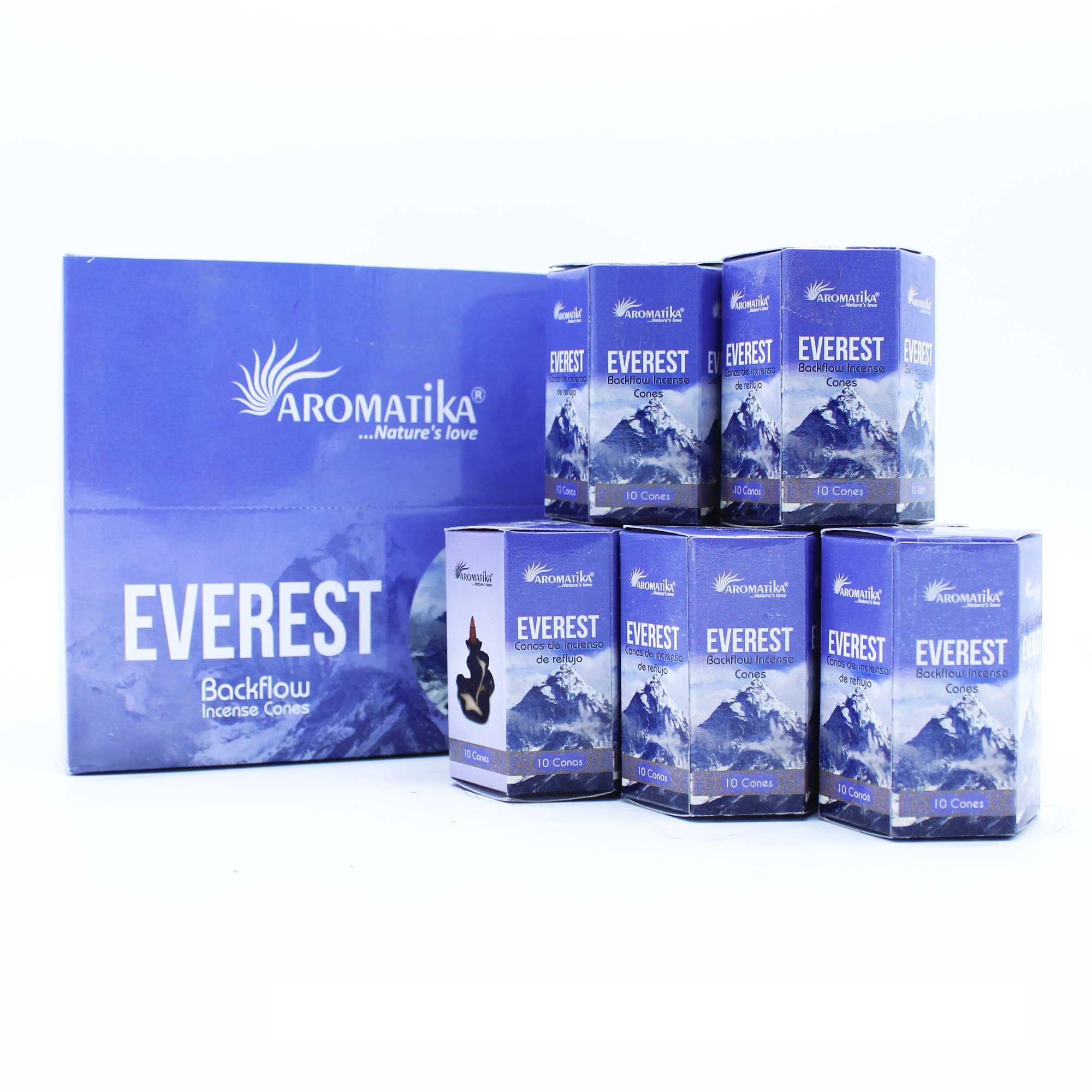 Pack of 10 Masala Backflow Incense - Everest