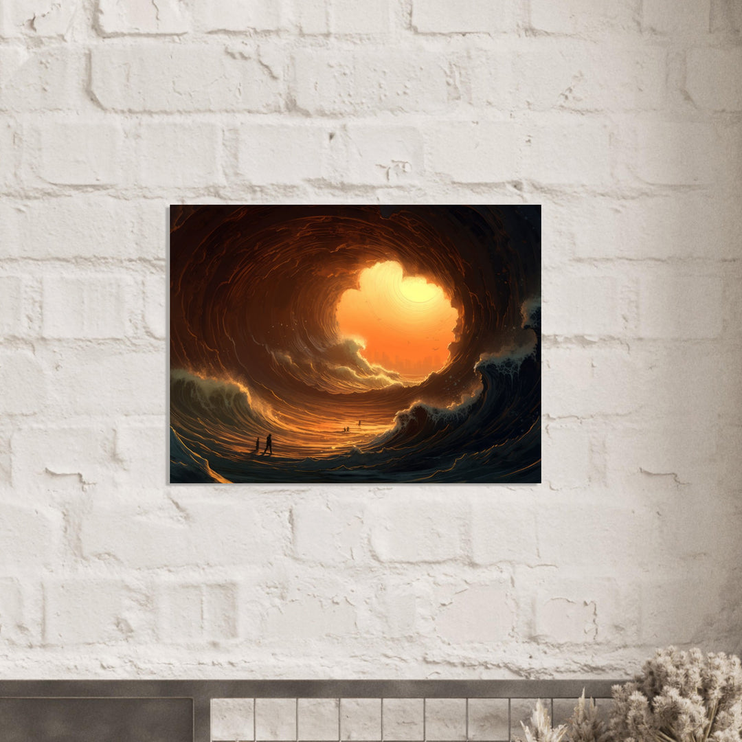 Classic Semi-Glossy Paper Poster - Abyssal Grotto Wave