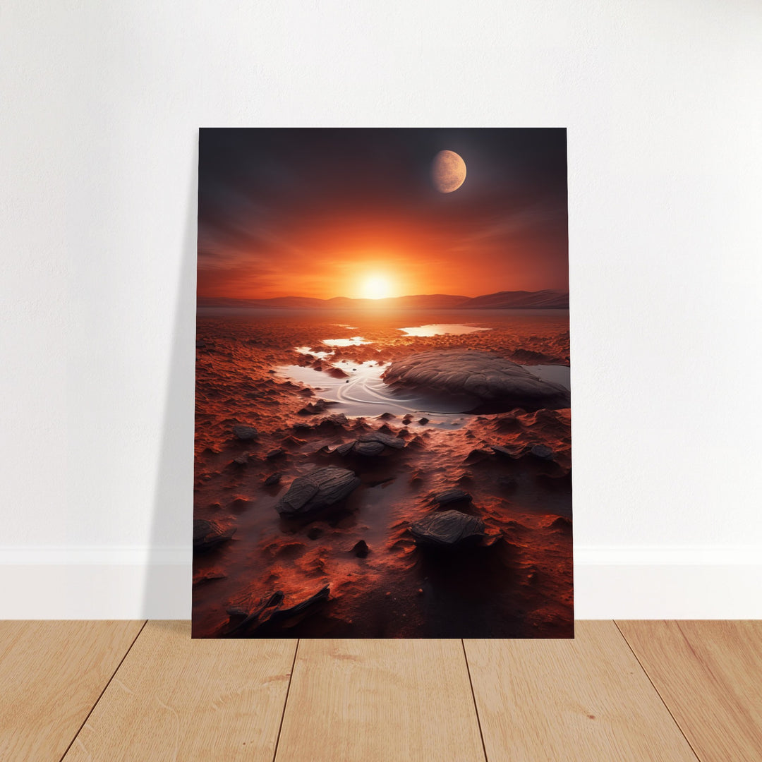 Premium Semi-Glossy Paper Poster - Sunset on Mars II