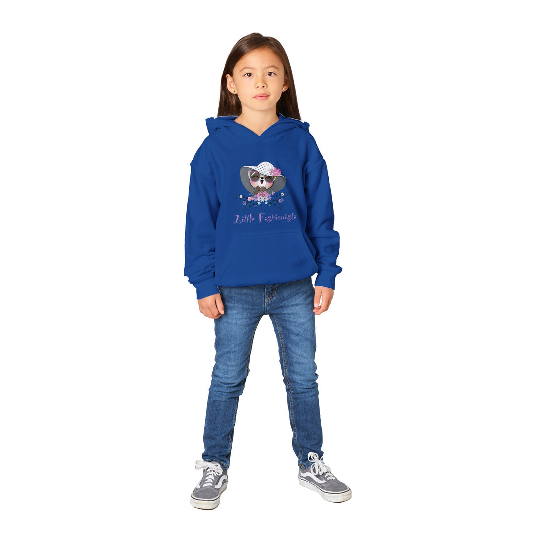 Classic Kids Pullover Hoodie - Girl "Little Fashionista"