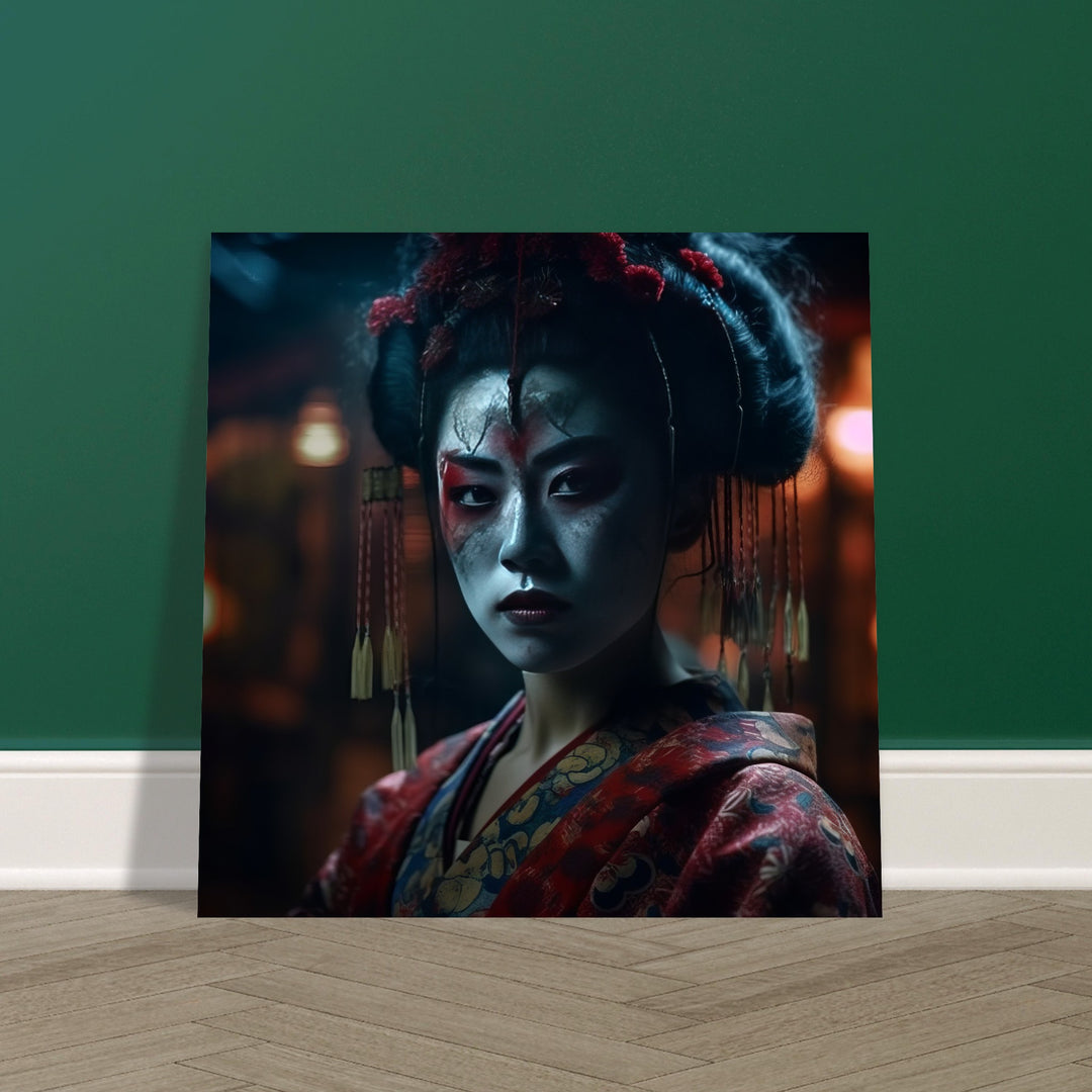 Premium Semi-Glossy Paper Poster - Allure of a Geisha