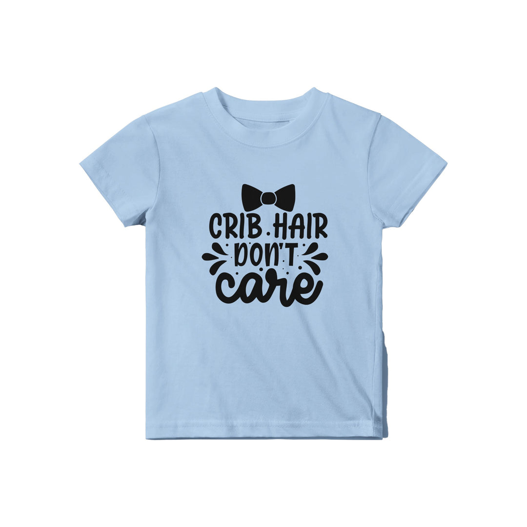 Classic Baby Crewneck T-shirt - Crib hair don't care