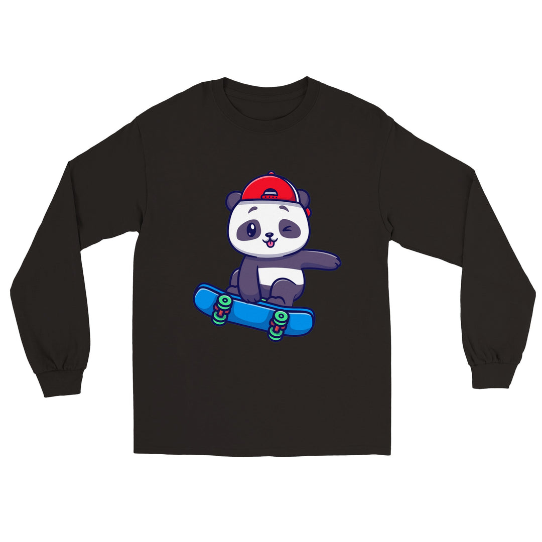 Classic Unisex Longsleeve T-shirt - Skater Panda
