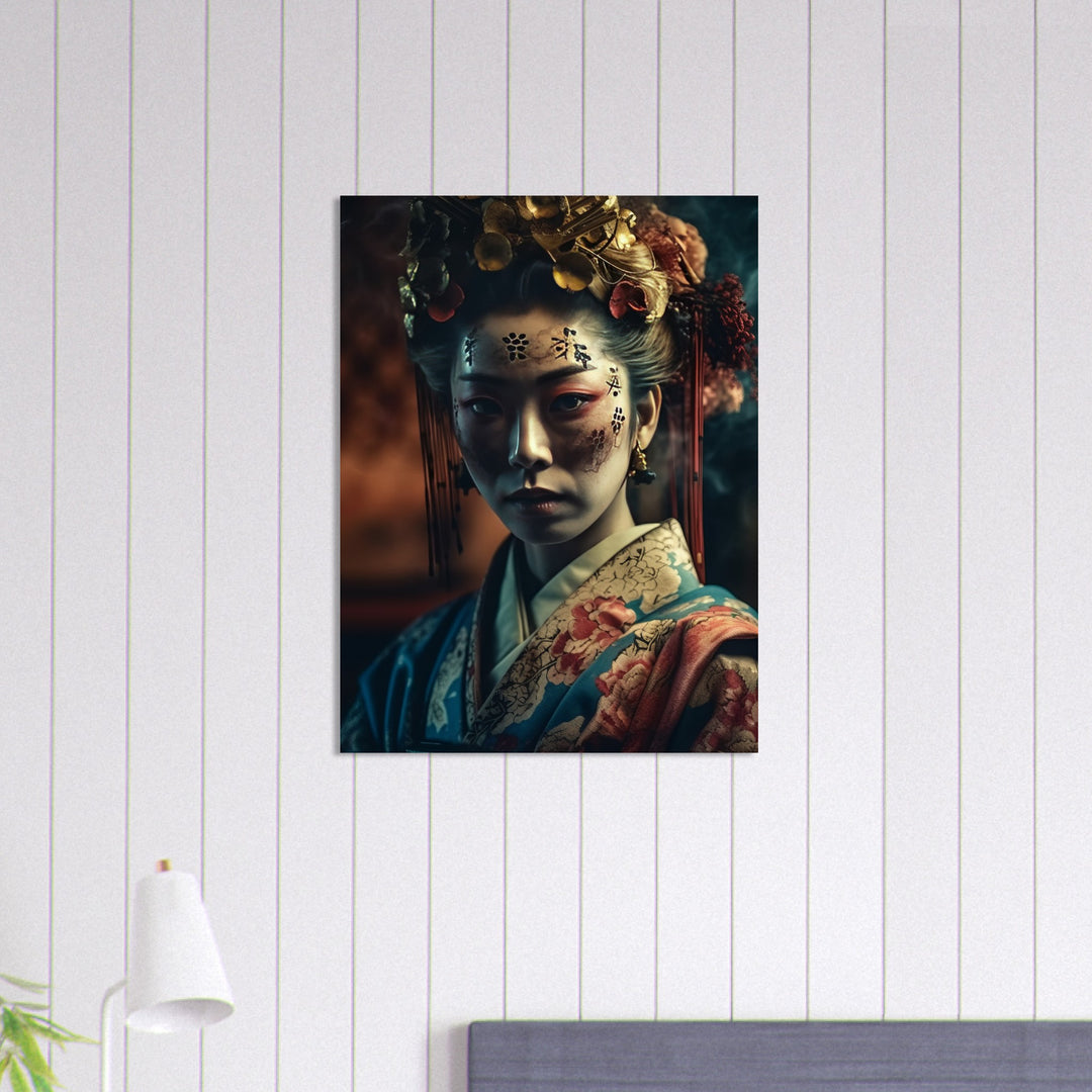 Classic Semi-Glossy Paper Poster - Gaze of the Golden Geisha