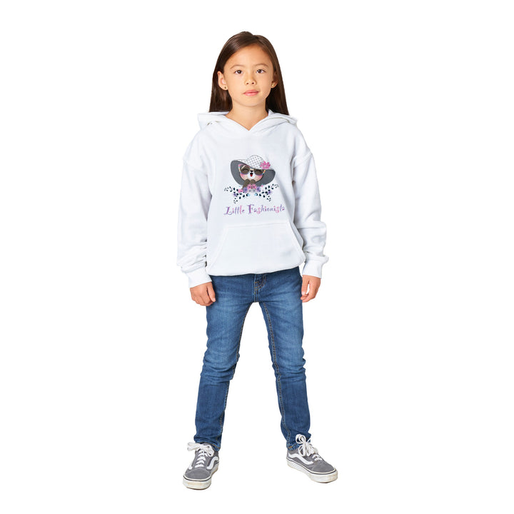 Classic Kids Pullover Hoodie - Girl "Little Fashionista"