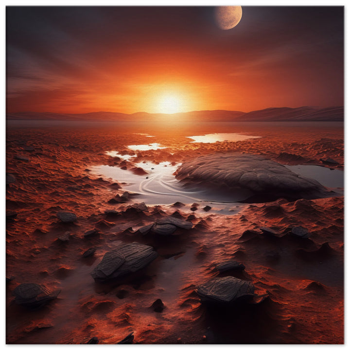 Canvas - Sunset on Mars II
