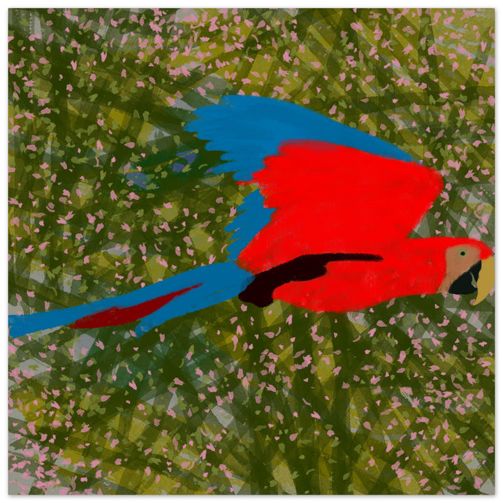 Museum-Quality Matte Paper Poster - Parrot Colourful