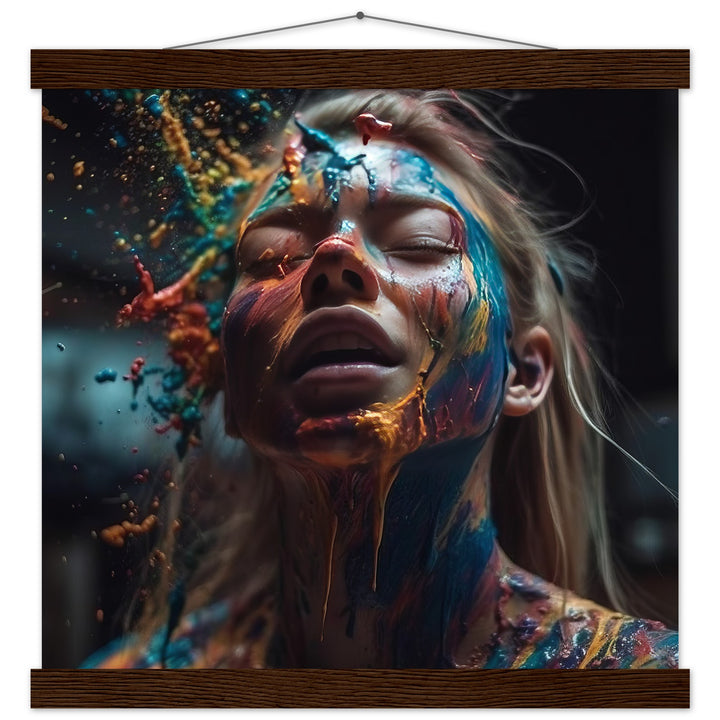 Premium Semi-Glossy Paper Poster with Hanger -  Colourful Imagination