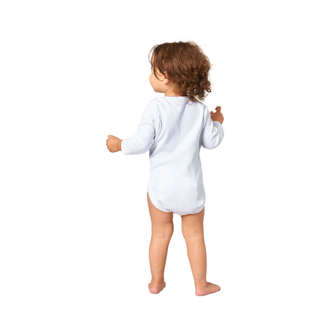 Classic Baby Long Sleeve Bodysuit - Milk milk milk