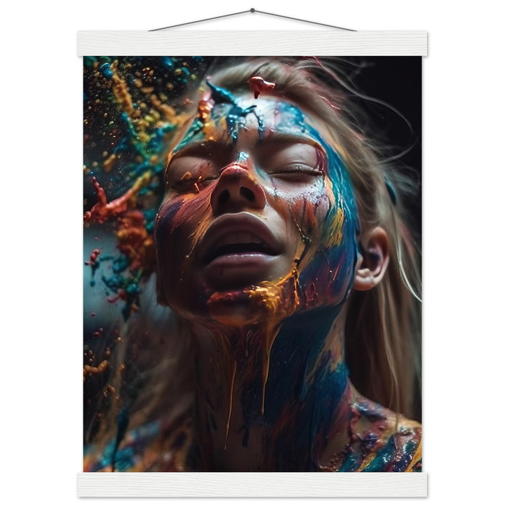 Premium Semi-Glossy Paper Poster with Hanger -  Colourful Imagination