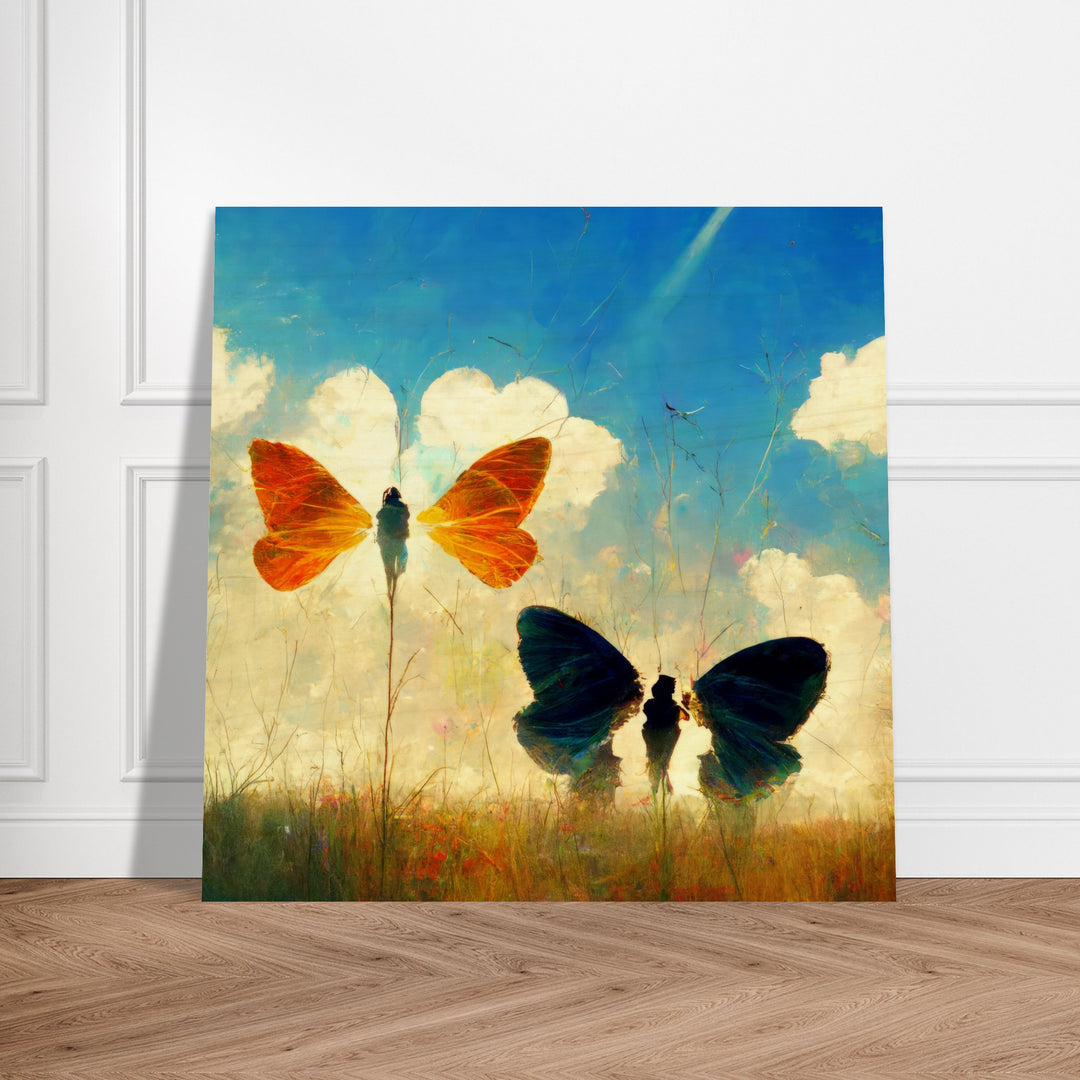 Wood Prints - Dreaming Butterflies