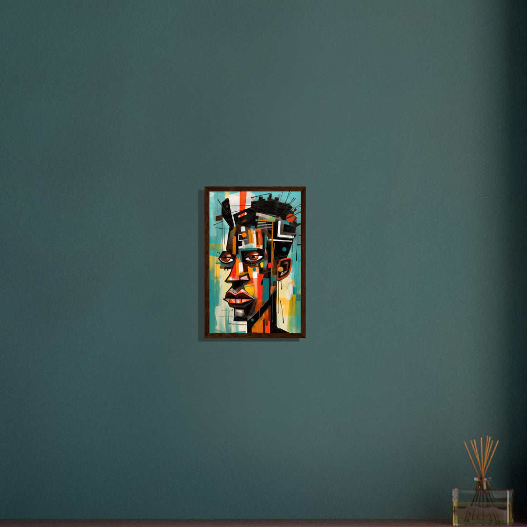 Classic Semi-Glossy Paper Wooden Framed Poster - Abstract Rhythms