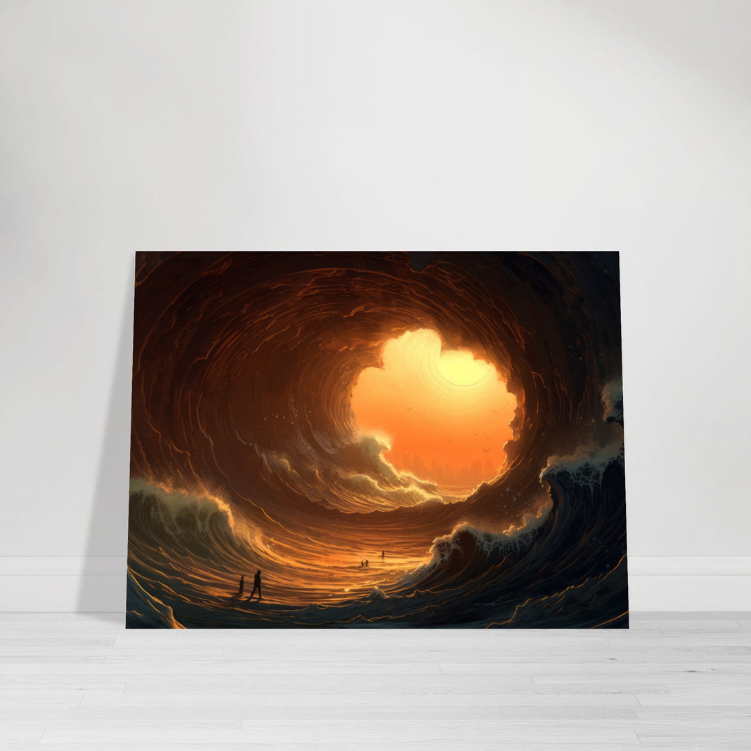 Premium Semi-Glossy Paper Poster - Abyssal Grotto Wave