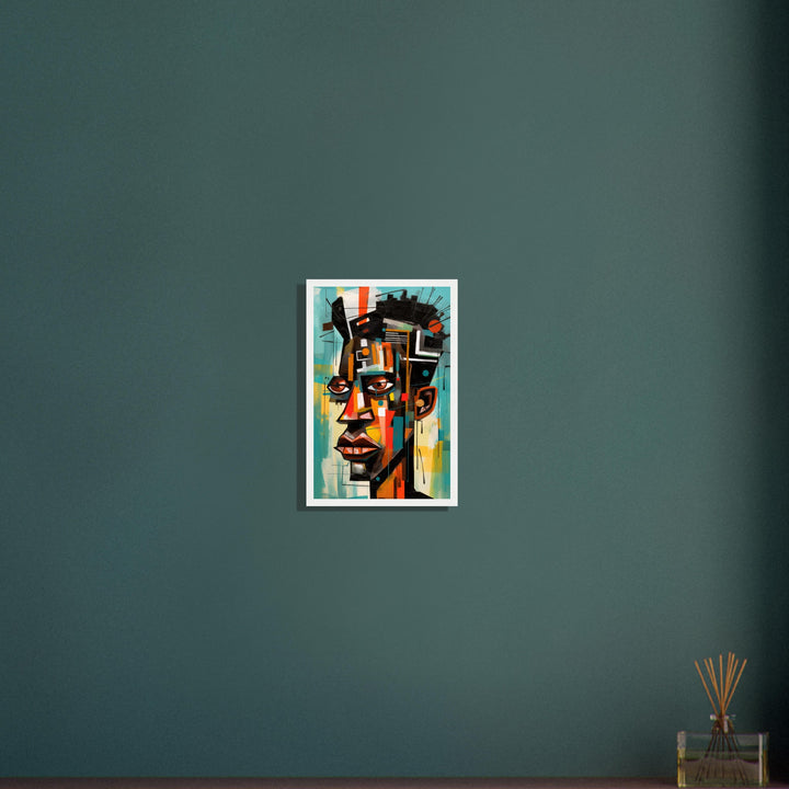 Classic Semi-Glossy Paper Wooden Framed Poster - Abstract Rhythms