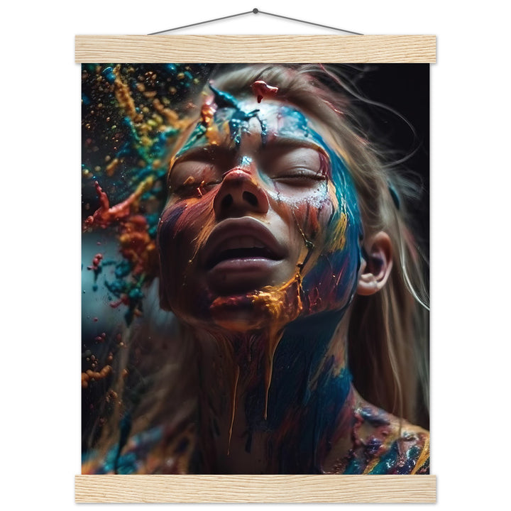 Premium Matte Paper Poster with Hanger -  Colourful Imagination