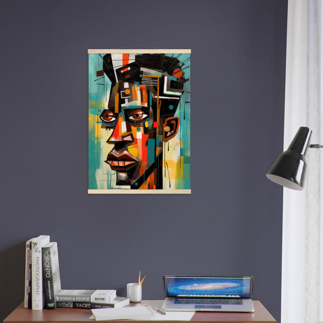 Museum-Quality Matte Paper Poster with Hanger - Abstract Rhythms