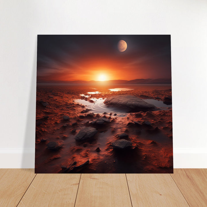 Premium Semi-Glossy Paper Poster - Sunset on Mars II