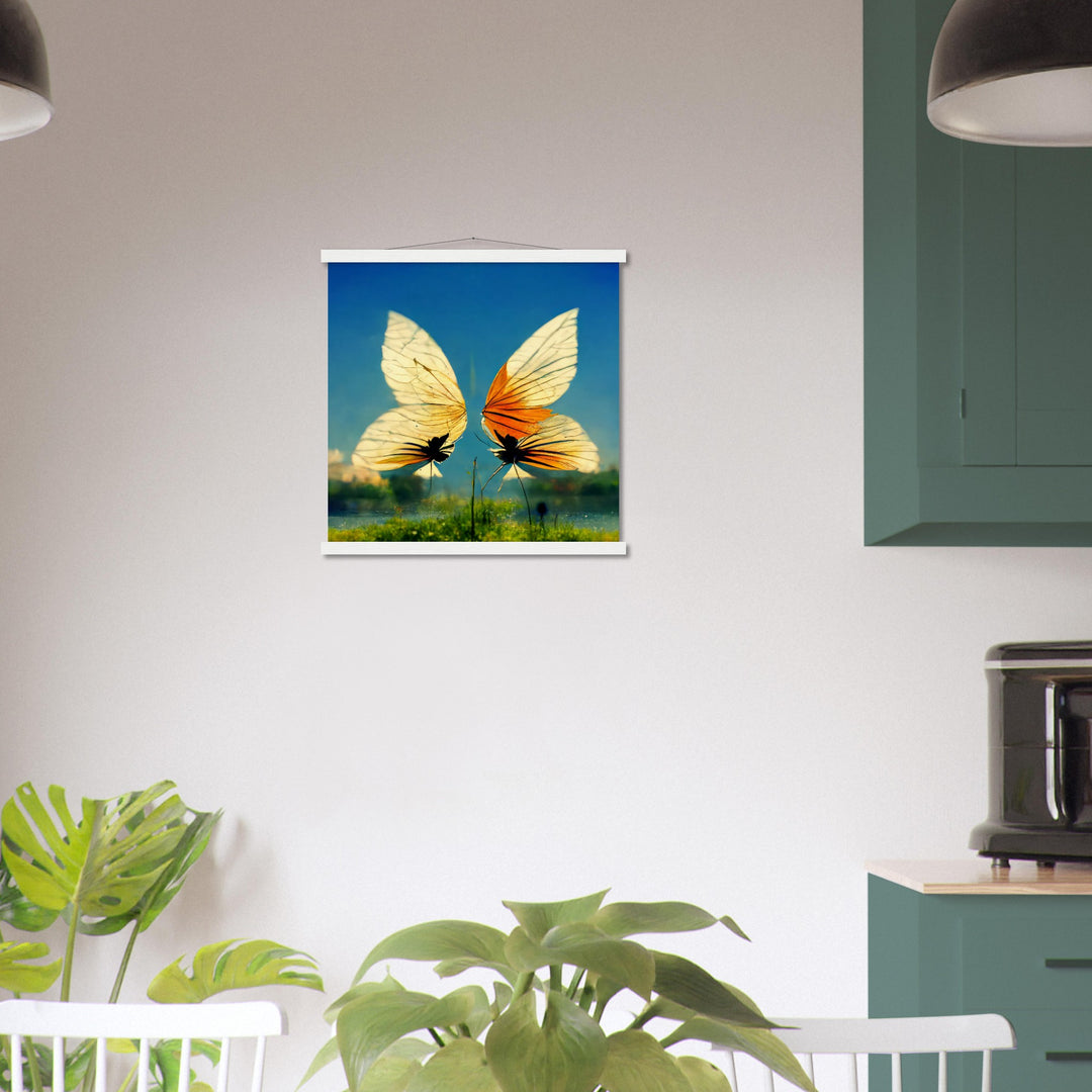 Museum-Quality Matte Paper Poster with Hanger - Dreaming Butterflies II