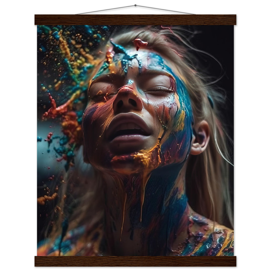 Premium Matte Paper Poster with Hanger -  Colourful Imagination