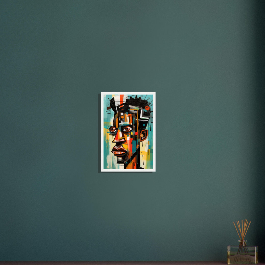 Classic Semi-Glossy Paper Wooden Framed Poster - Abstract Rhythms