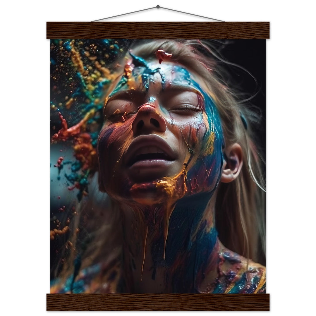 Premium Semi-Glossy Paper Poster with Hanger -  Colourful Imagination