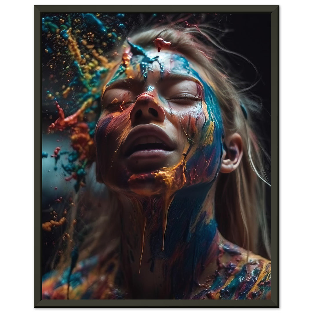 Classic Matte Paper Metal Framed Poster - Colourful Imagination