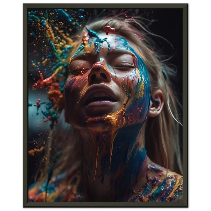 Classic Matte Paper Metal Framed Poster - Colourful Imagination