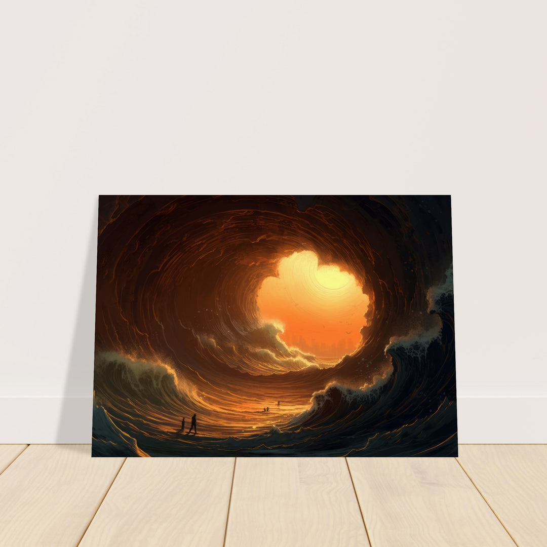 Museum-Quality Matte Paper Poster - Abyssal Grotto Wave