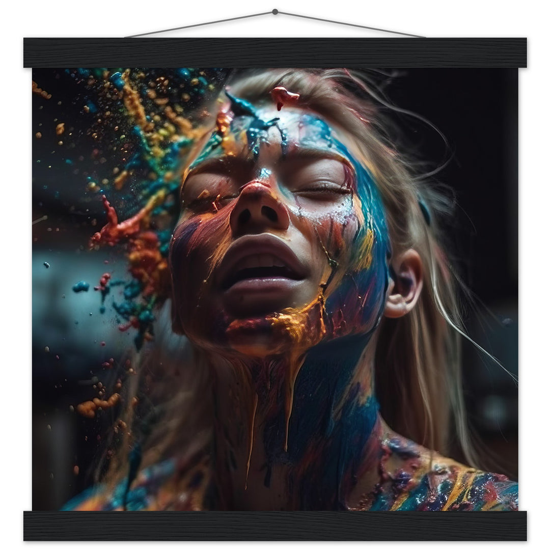 Premium Semi-Glossy Paper Poster with Hanger -  Colourful Imagination