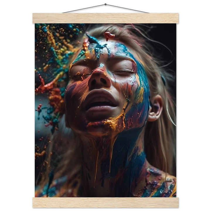 Classic Semi-Glossy Paper Poster with Hanger -  Colourful Imagination