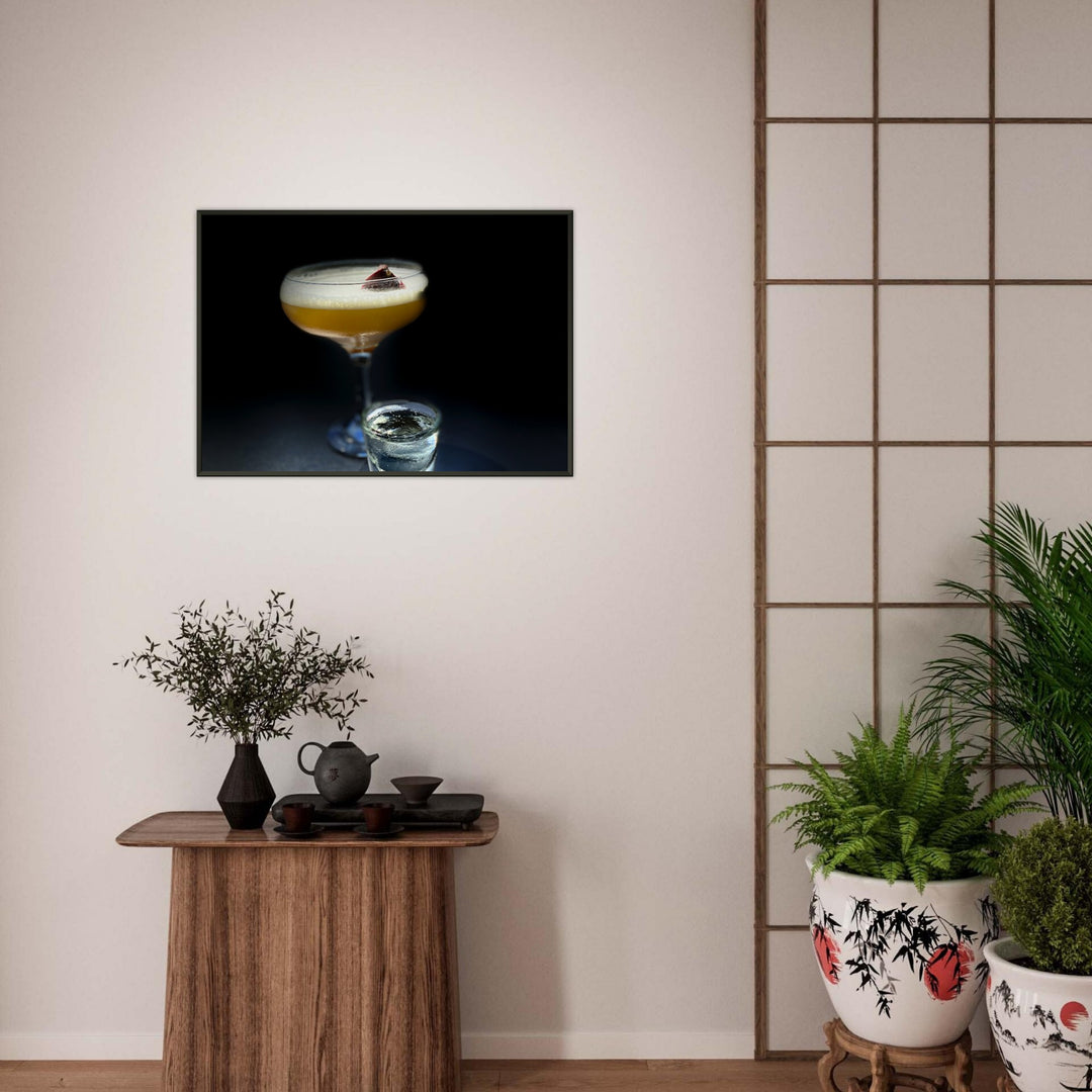 Premium Matte Paper Metal Framed Poster - Pornstar Martini