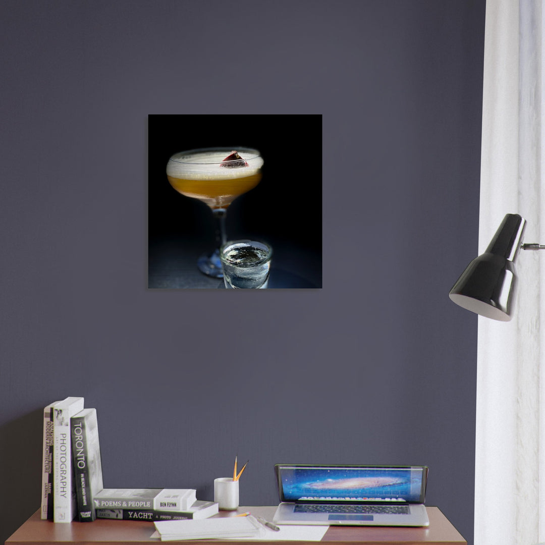 Brushed Aluminum Print - Pornstar Martini