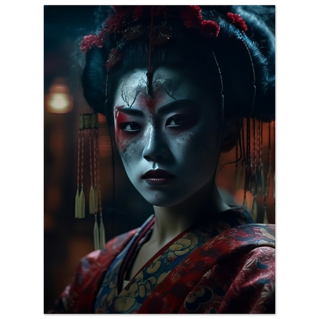 Museum-Quality Matte Paper Poster - Allure of a Geisha